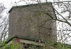 Triangular tower for the boards.