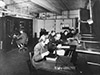 A receiver room.