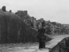 The bunker to the left.