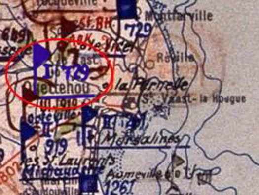 Wn28 
  Quettehou ville +
Quettehou Allée de L'Église Batterie