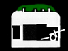 Casemate with its gun in place.