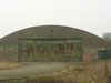 'L' shed at RAF Hullavington, showing the doors.