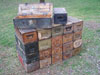 Ammunition boxes.