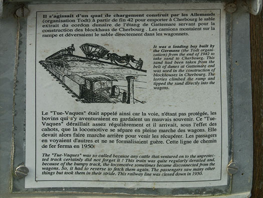 Alderney, Panzermauer 12,  Platte Saline