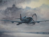 PRU Spitfire taking off..