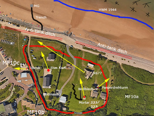 Wn61 Colleville-sur-Mer, (Omaha Beach)