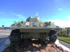 The DD Sherman sitting in the centre of Courseulles today..