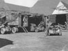 A British army field workshops in the early part of the war.