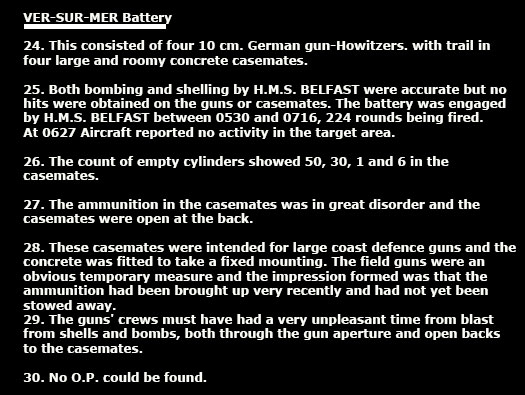 Wn32 Ver-sur-Mer, La Marefontaine Batterie Vera.