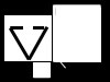 Plan of the roof top. The triangular structure was a "Large 'runway in use' marker boards" to show which runway was in use.
