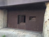 Large slot for the gun and the smaller for the guns commander to site through.