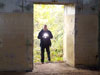 Me shining a light on the subject (Kurt).
