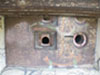 A steel plate similar to this one would have been here.