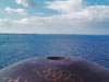The top of the steel dome in the R120 overlooking the bay.