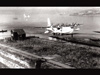 A Sunderland being hauled up on a slipway.