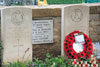 Ranville Church yard his stone.