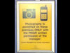 Photography is permitted on these premises ONLY with PRIOR written permission of the manager. Know wonder I cannot find pictures of inside.