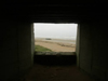 View out of an R612 embrasure.