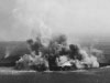 Allied bombing of the French coast.