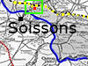 Red line - German advance 1914.
    Yellow line - French advance up to May 1918

Blue line - German advance July 1918.
Green square - the area was are in and Laffaux is at the red dot.