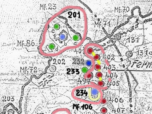 Wn233 Tot de haut Hauptleitstand/SK for StP234  Batterie Hamburg
