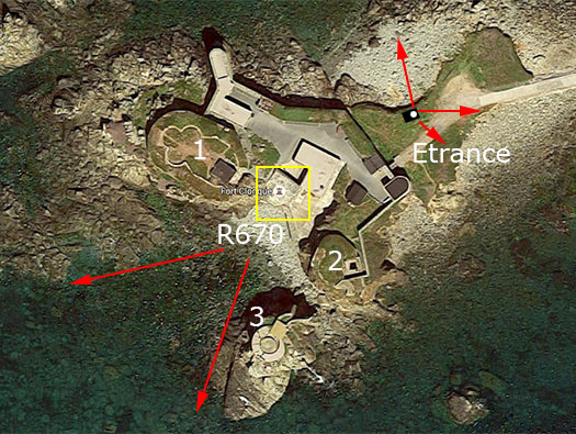 Alderney, W 3 Wn 'Steinfeste', Fort Clonque