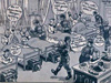 German Army cartoon of a hospital..