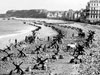 Beach defences.