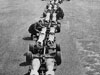 Small bombs on trolley.
