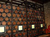Powder barrels.