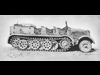 Halftract gun tractor.