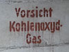 'Caution carbon dioxide gas'.