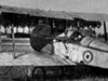 Lanoe Hawker's Bristol Scout with a Lewis gun mounted firing sideways.