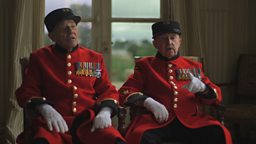 Fred Walker Roy Cadman two lovely old men that tell the most wonderful tails of D-Day and Pegasus Bridge.