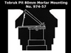Tobruk Pit 80mm Mortar Mounting No. 974-57.