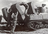 Sherman fitting wading air intakes and exhaust covers.