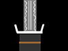The steel channel to run the gun along.