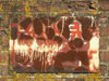 The sign on the side wall.