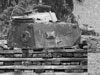 VK 3001 7.5cm tank turret awaiting placing in its ringstand.