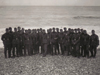 Soldiers on the beach at Tréport.