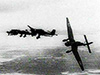 Stuka dive bombers.