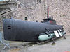 German midget submarine.
