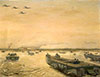 Another painting of the 1 Dorsets running in to the beach.