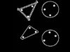Designs for the bases of a 2cm Flak gun.