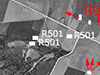 Around the area of the r/h R501 is situated there is a French army camp. It was not there in the 1949 photo.