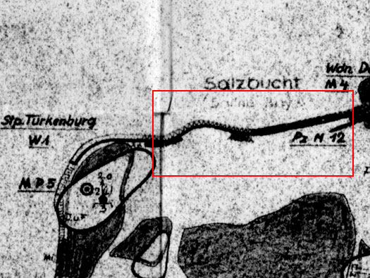 Alderney, Panzermauer 12,  Platte Saline