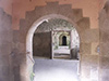 Inside a fort of this design.