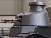 Renault FT tank turret with a 7.5mm s.MG311(f).
