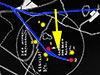 Plan showing the railway line..