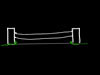 Cables or chains.